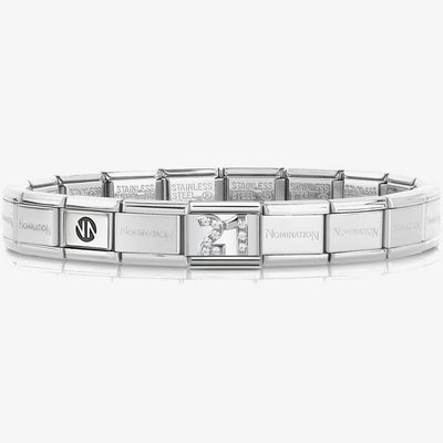 Nomination CLASSIC Silvershine 21 Charm Bracelet 330304/19 & 530300 SI