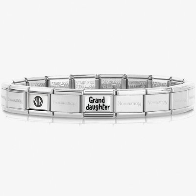 Nomination CLASSIC My Family Granddaughter Charm Bracelet 330102/43 & 530300 SI