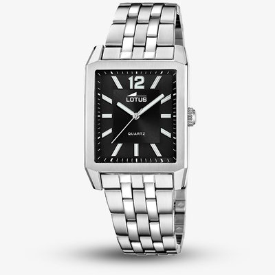 Lotus Mens Black Square Watch L18983/4