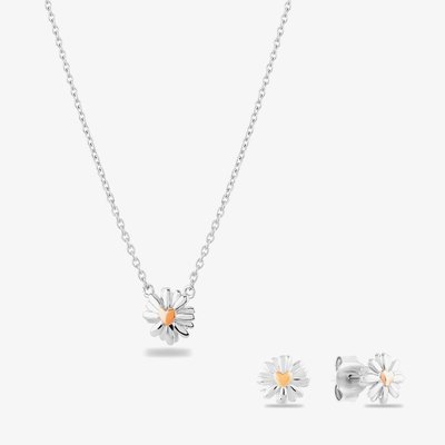 Rosa Lea Daisy Heart Jewellery Set AM-2THB028207 & AM-2THB028107 RG