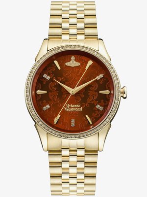 Vivienne Westwood Ladies Wallace Gold Bracelet Watch VV208RDGD