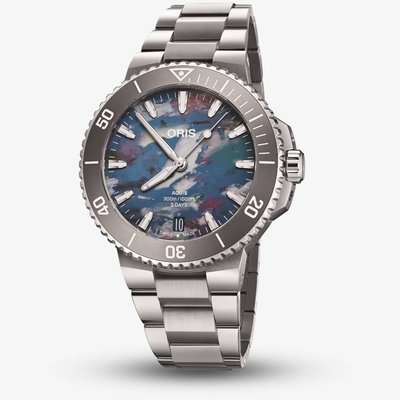 Oris Aquis Upcycle Multi-Coloured Watch 01 400 7790 4150-07 8 23 02PEB