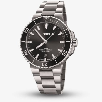 Oris Aquis Black Dial Stainless Steel Watch 01 733 7789 4154-07 8 23 04PEB