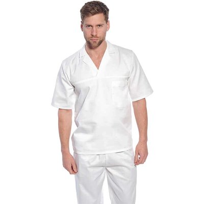 Portwest Mens Bakers Short Sleeve Shirt