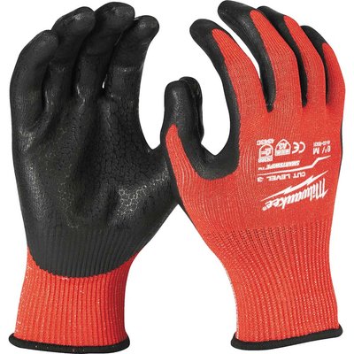 Milwaukee Cut Level 3 Dipped Work Gloves