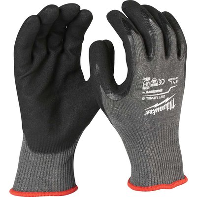 Milwaukee Cut Level 5 Dipped Work Gloves