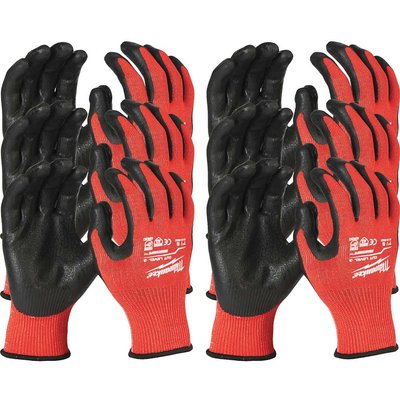 Milwaukee Cut Level 3 Dipped Work Gloves