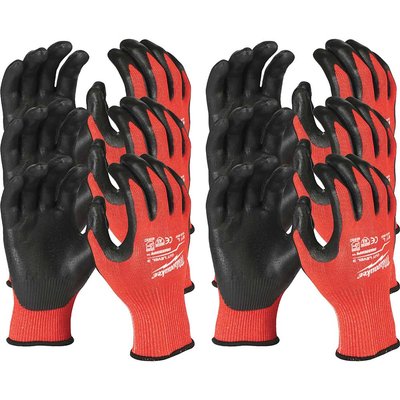 Milwaukee Cut Level 3 Dipped Work Gloves