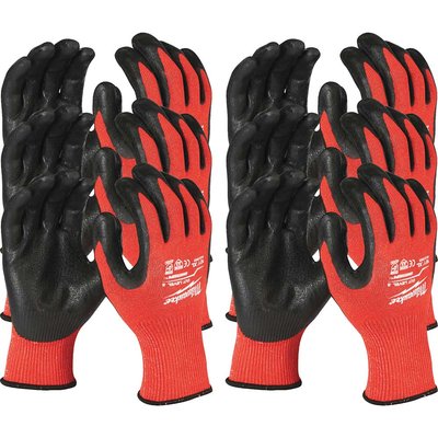 Milwaukee Cut Level 3 Dipped Work Gloves