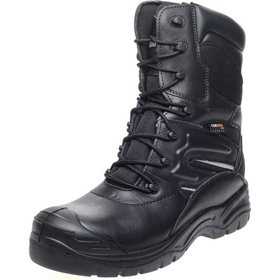 Apache COMBAT Non Metallic High Leg Safety Boots Black Size 6