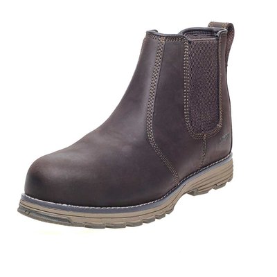 Apache Flyweight Dealer Water Resistant Safety Boots Brown Size 6