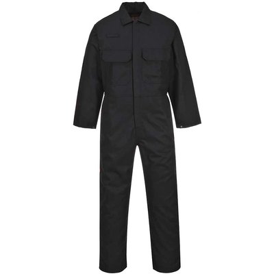 BizWeld Mens Flame Resistant Overall Black M 34"