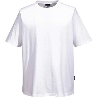 Portwest Cotton MeshAir Chefs T Shirt White XL
