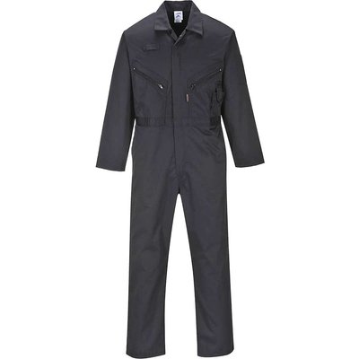 Portwest Liverpool Zip Coverall Black M 31"