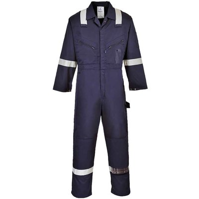 Portwest C814 Iona Cotton Coverall Navy M