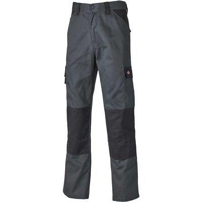 Dickies Mens Everyday Trousers Grey / Black 48" 31"