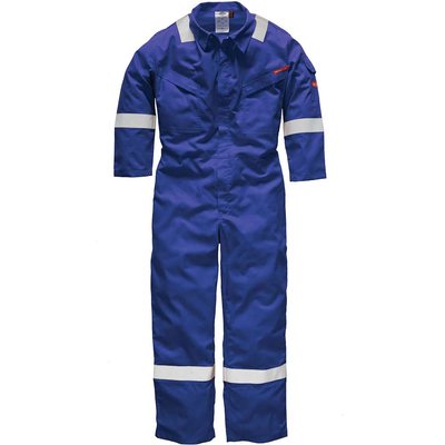 Dickies Mens Pyrovatex Flame Retardant Overall Royal Blue 40" 33"