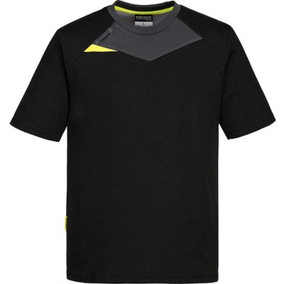 Portwest DX4 Short Sleeve T Shirt Black 3XL