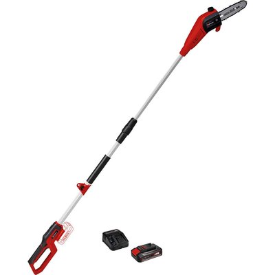 Einhell GC-LC 18/20 Li T 18v Cordless Pole Tree Pruner 200mm 1 x 2.5ah Li-ion Battery Charger