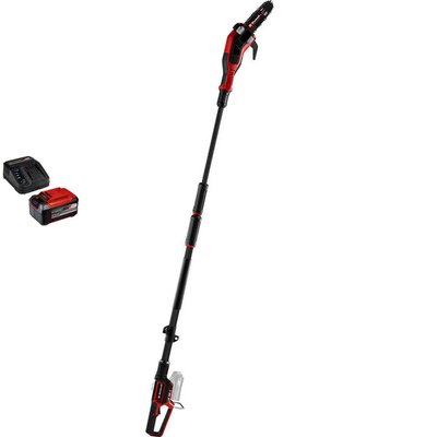 Einhell Professional GP-LC 18/20 Li T BL 18V Cordless Brushless Pole Pruner 200mm 1 x 5.2ah Plus Li-ion Battery Charger