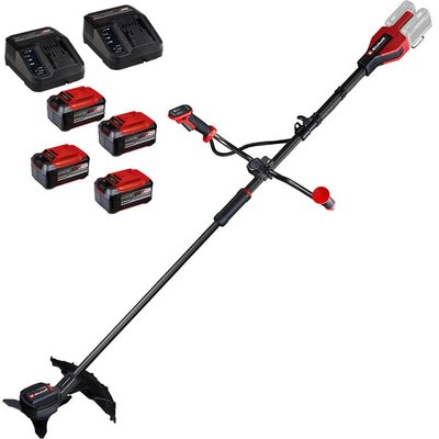 Einhell Professional GP-BC 36/430 Li BL 36v Cordless Brushless Brush Cutter 255/430mm 4 x 5.2ah Plus Li-ion Twin or Dual Battery Charger