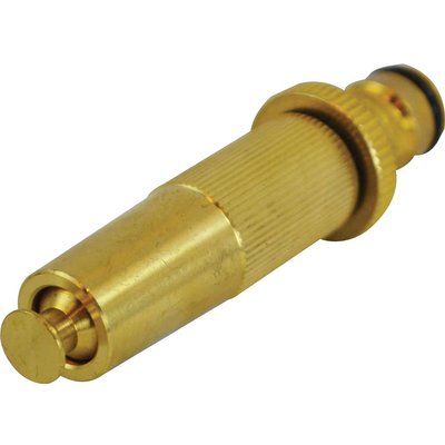 Faithfull Brass Garden Adjustable Spray Nozzle