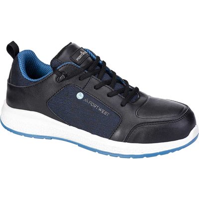 Portwest Eco Composite S3S Safety Trainers Black / Blue Size 6