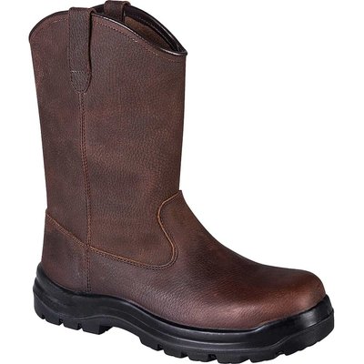 Portwest Compositelite Indiana Rigger Safety Boots Brown Size 12