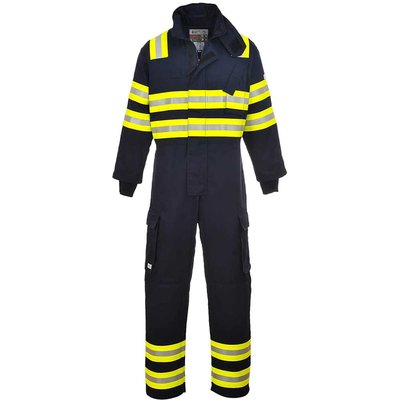 BizFlame Wildland Fire Coverall Navy M
