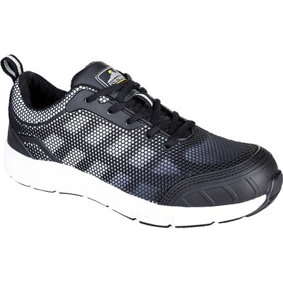 Portwest Steelite Tove Safety Trainers Black / White Size 7