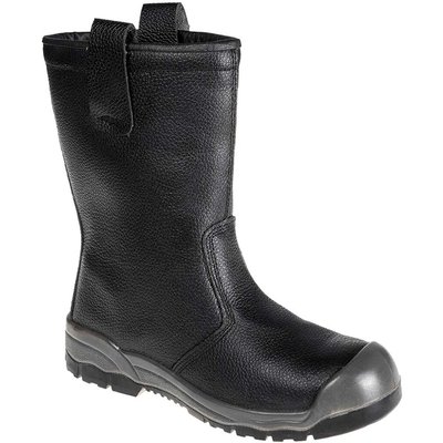 Porwest Steelite S1P CI Scuff Cap Safety Rigger Boots Black Size 7