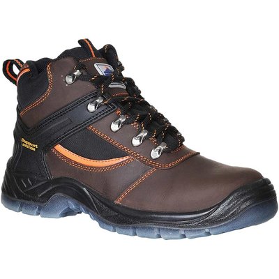 Portwest Steelite S3 Mustang Safety Boots Brown Size 4
