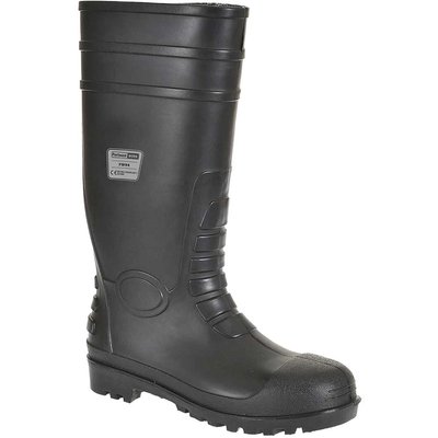 Portwest Safety Wellington Boots Black Size 5