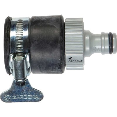 Gardena ORIGINAL Adjustable Hose Pipe Round Tap Connector 15mm - 20mm