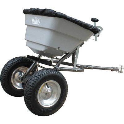 Handy THTS Towable Feed, Grass and Salt Broadcast Spreader 36kg