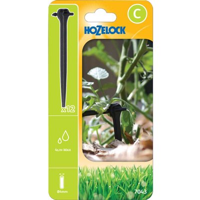 Hozelock MICRO Asta End Line Dripper Spike 5/32" / 4mm Pack of 12