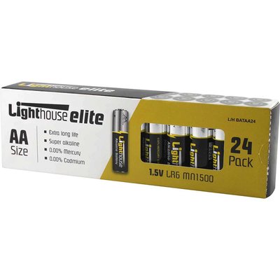 Lighthouse LR6 Extra Long Life AA Alkaline Batteries