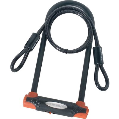 Master Lock High Security U Bar Bicycle Lock with Security Cable