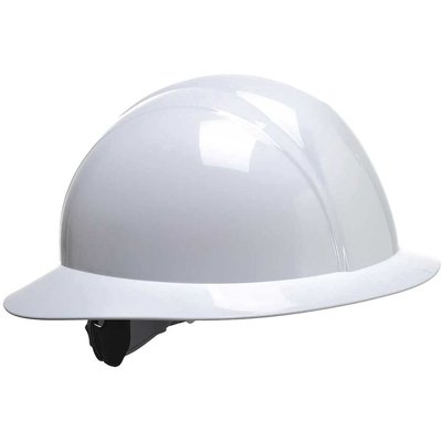 Portwest Full Brim Hard Hat Helmet White