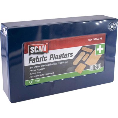 Scan Assorted Hydroscopic Fabric Plasters Pack of 100