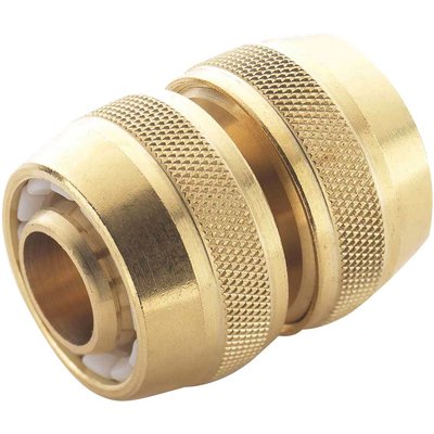 Spear and Jackson Brass Hose Repair Connector 3/4" / 19mm Pack of 1