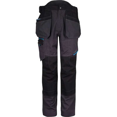 Portwest T702 WX3 Holster Trousers Meta Grey 36" 30"