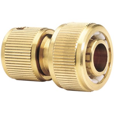Draper Expert Brass Garden Hose Pipe Connector 3/4" / 19mm Pack of 1