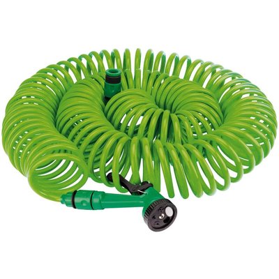 Draper Recoil Hose and Spray Gun Set 3/8" / 9.5mm 30m Green