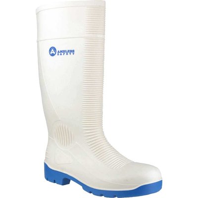Amblers Safety FS98 Steel Toe Food Safety Wellington White Size 7