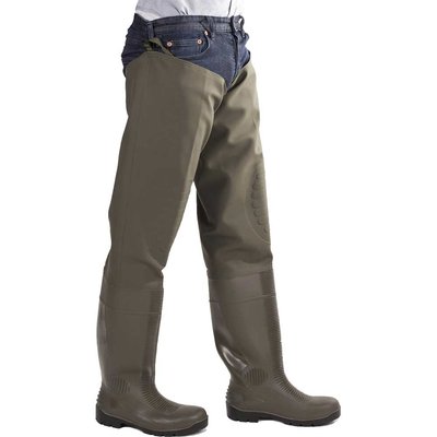 Amblers Safety Forth Thigh Safety Wader Green Size 9