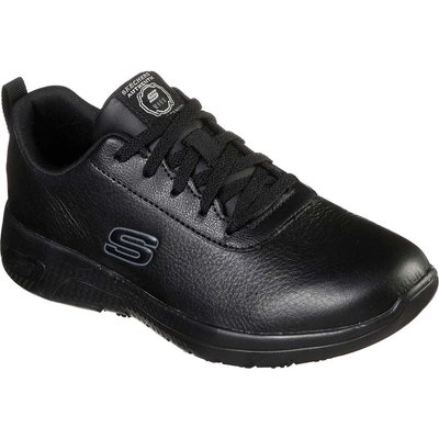 Skechers Marsing Gmina Womens Slip Resistant Shoes Black Size 3
