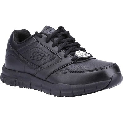 Skechers Nampa Wyola Womens Work Trainers Black Size 8