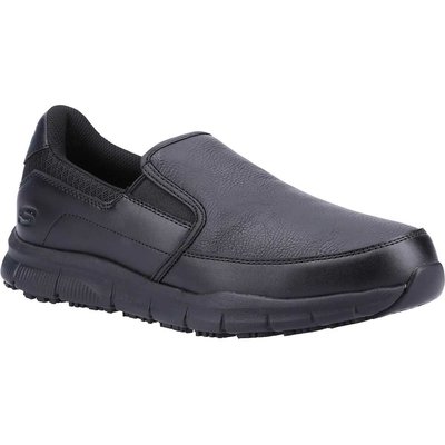 Skechers Nampa Groton Mens Work Shoes Black Size 6
