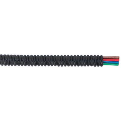 Sealey Split Convoluted Cable Sleeving 7-10mm 50m